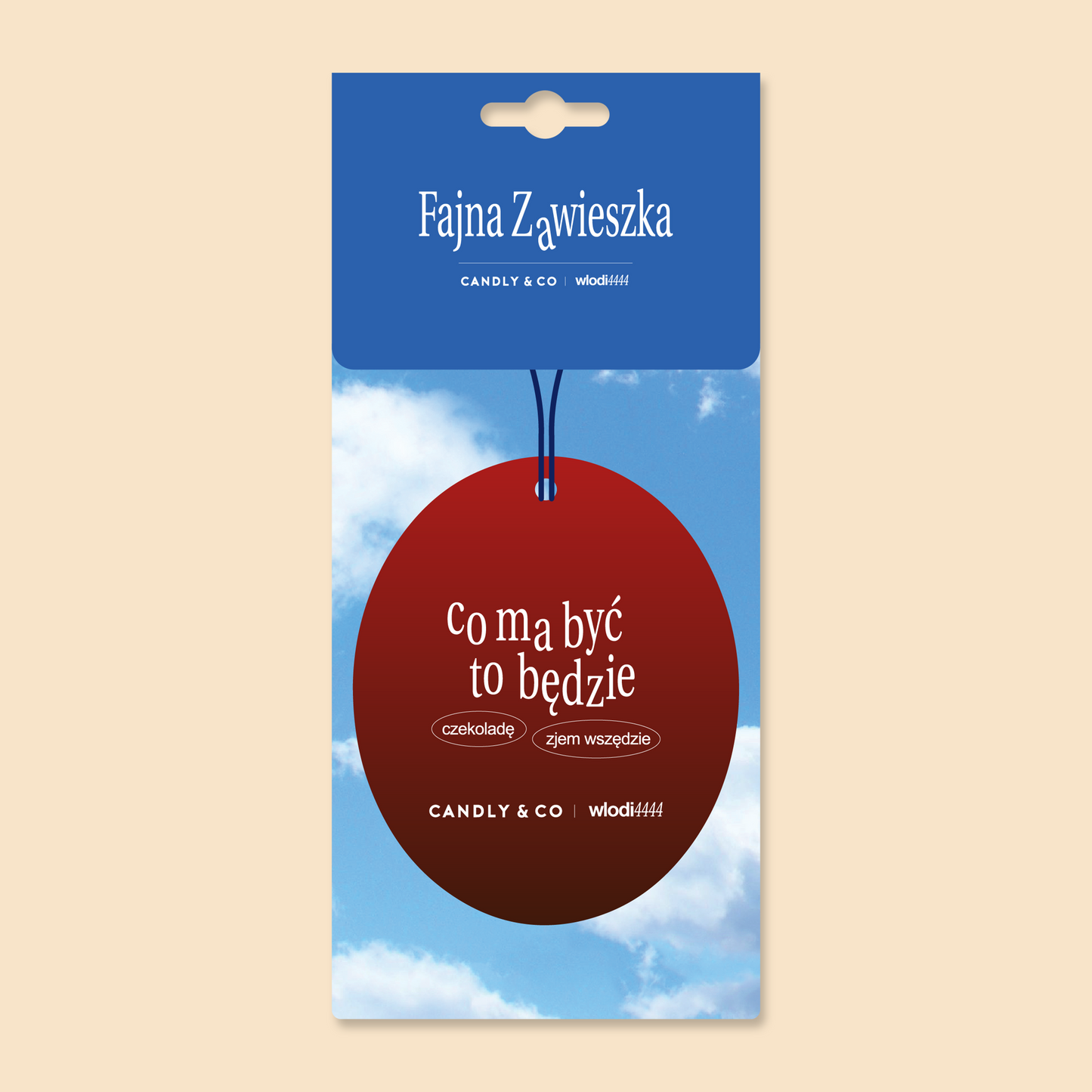 Scented Sachet "Whatever Will Be, Will Be—I’ll Eat Chocolate Anywhere."