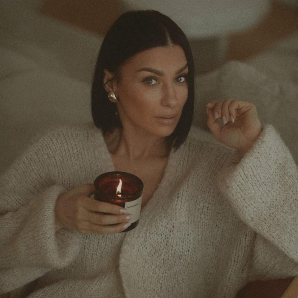 Candle "THIS WINTER WILL BE BEAUTIFUL" by Ola Ziarek