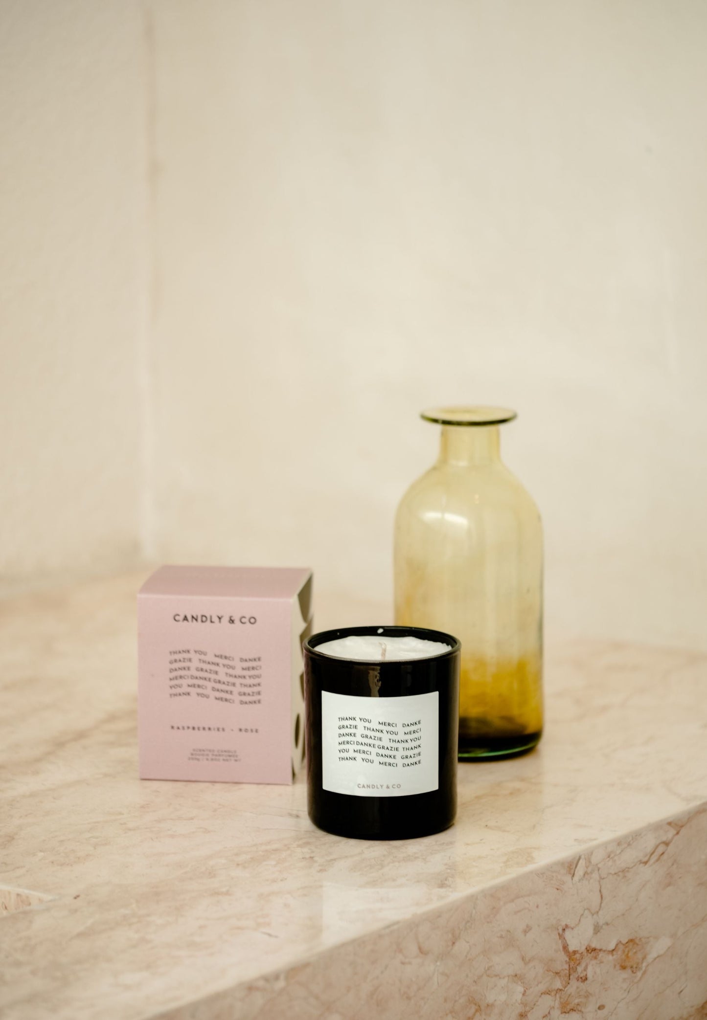 Candle No.7 Thank you. Merci. Danke. Grazie.