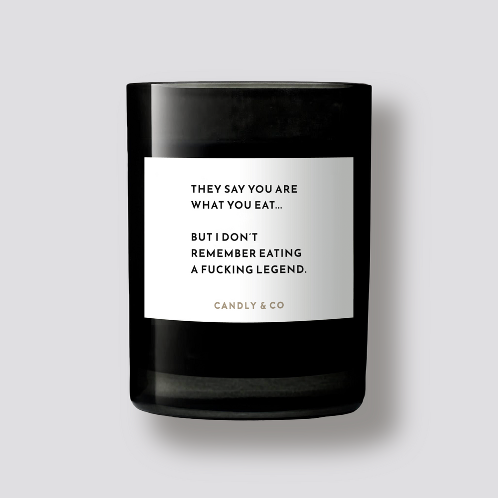 Candle No.1 They say you are what you eat