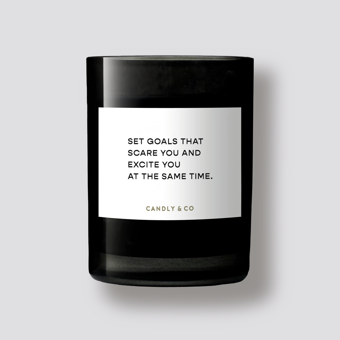 Candle No.4 Set goals that scare you