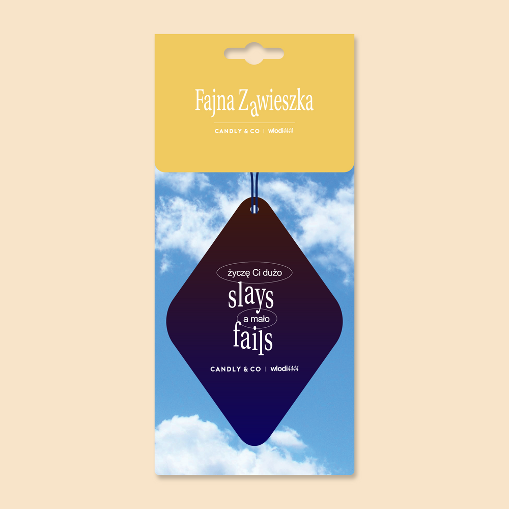 Scented Sachet "Wishing You Lots of Slays, and Few Fails."