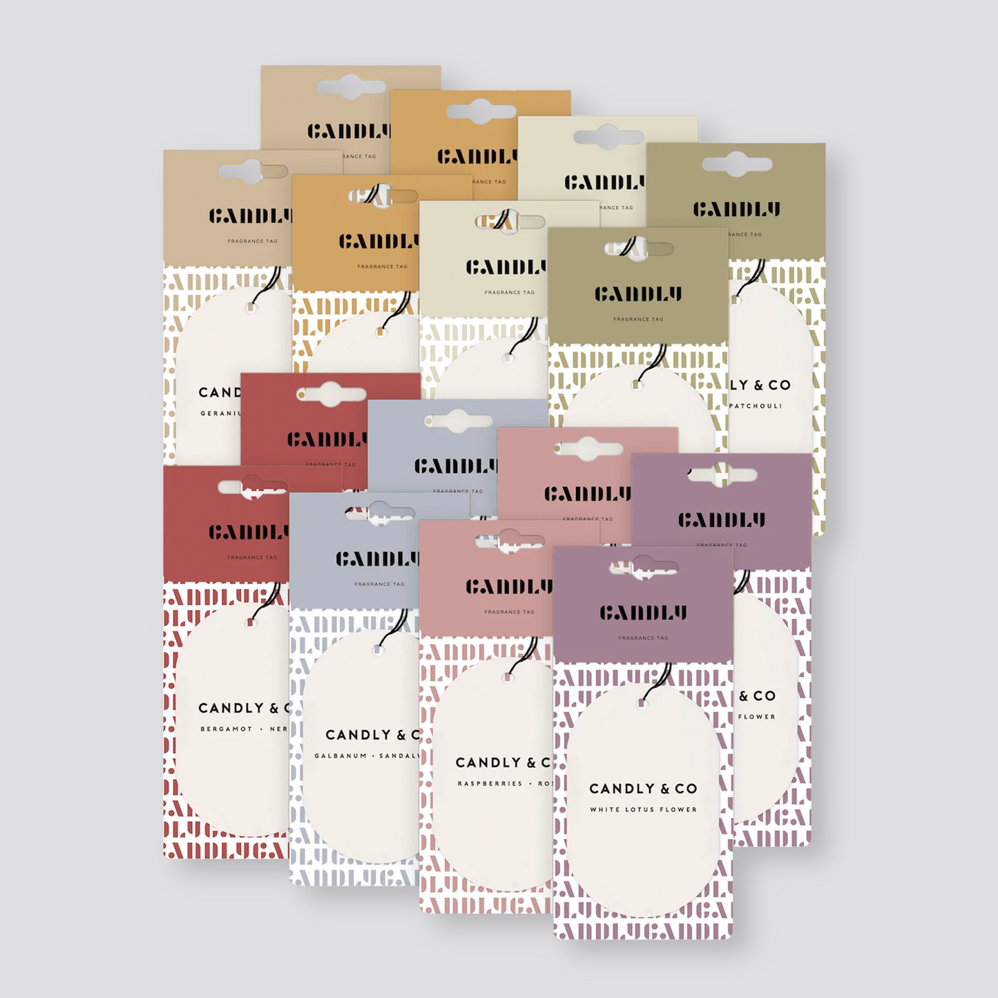 Scented Hang Tag Set – 16 Pieces