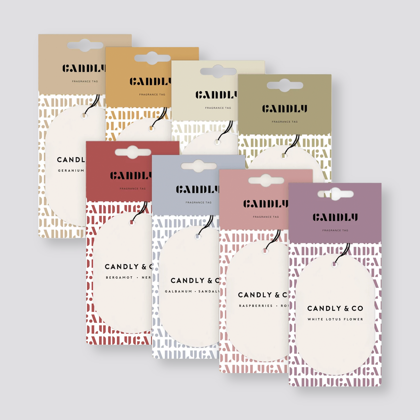 Scented Hang Tag Set – 8 Pieces