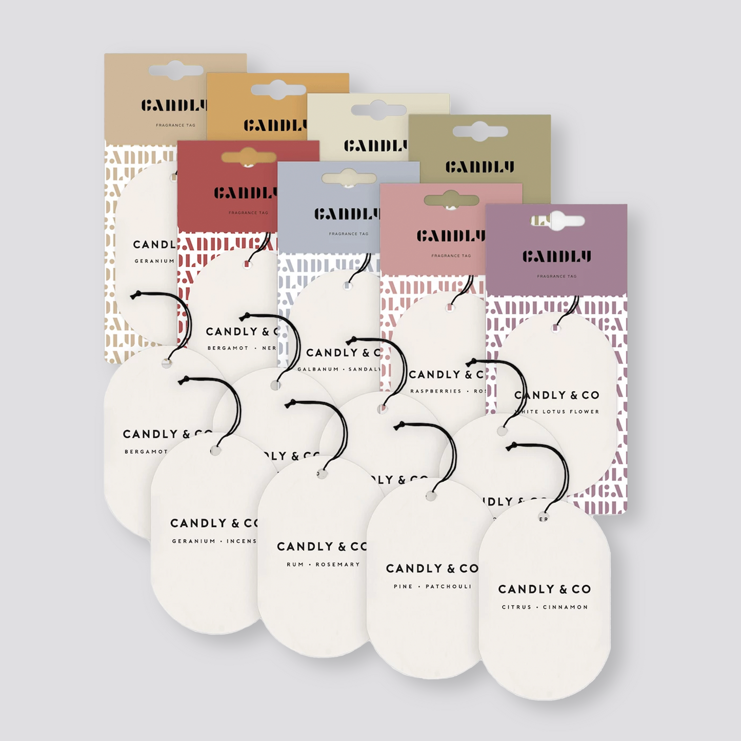 Scented Hang Tag Set – 8 Pieces